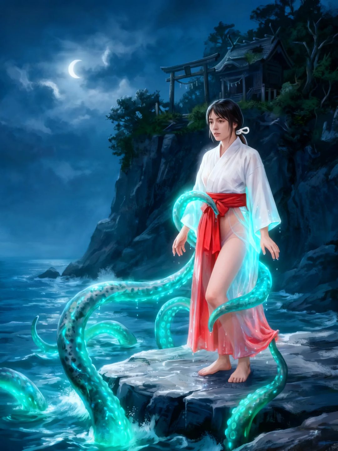 The Bay Shrine — Mizuki, the Inheritor scene cover