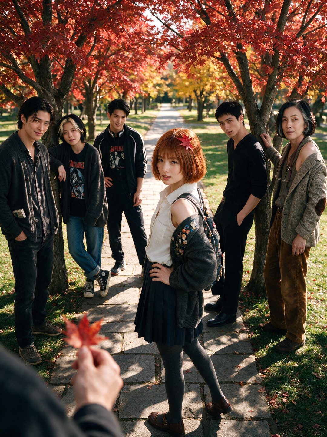 Senpai, after class scene cover