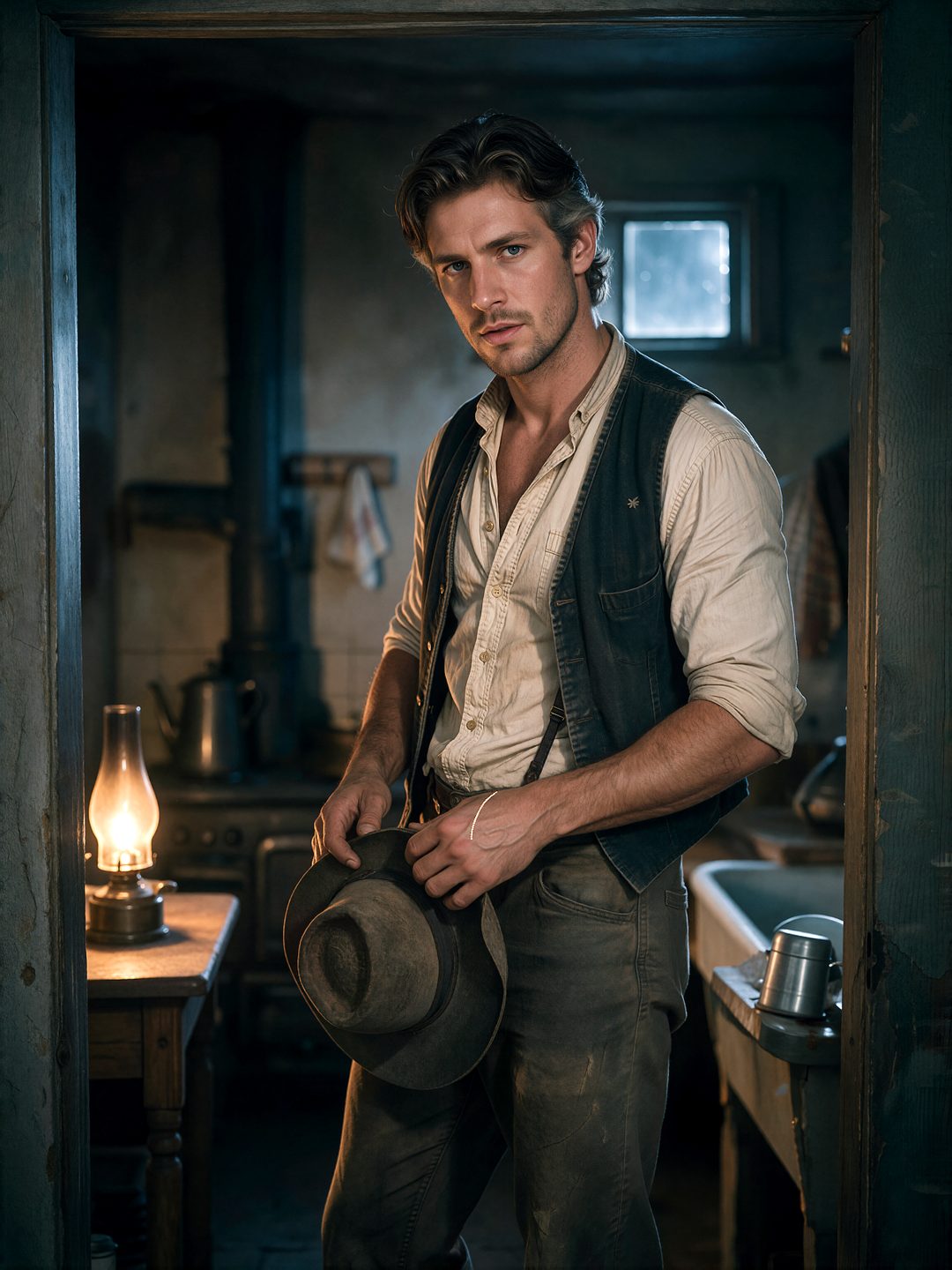 The Hired Gun — Silas Reed, the Boarder Upstairs scene cover