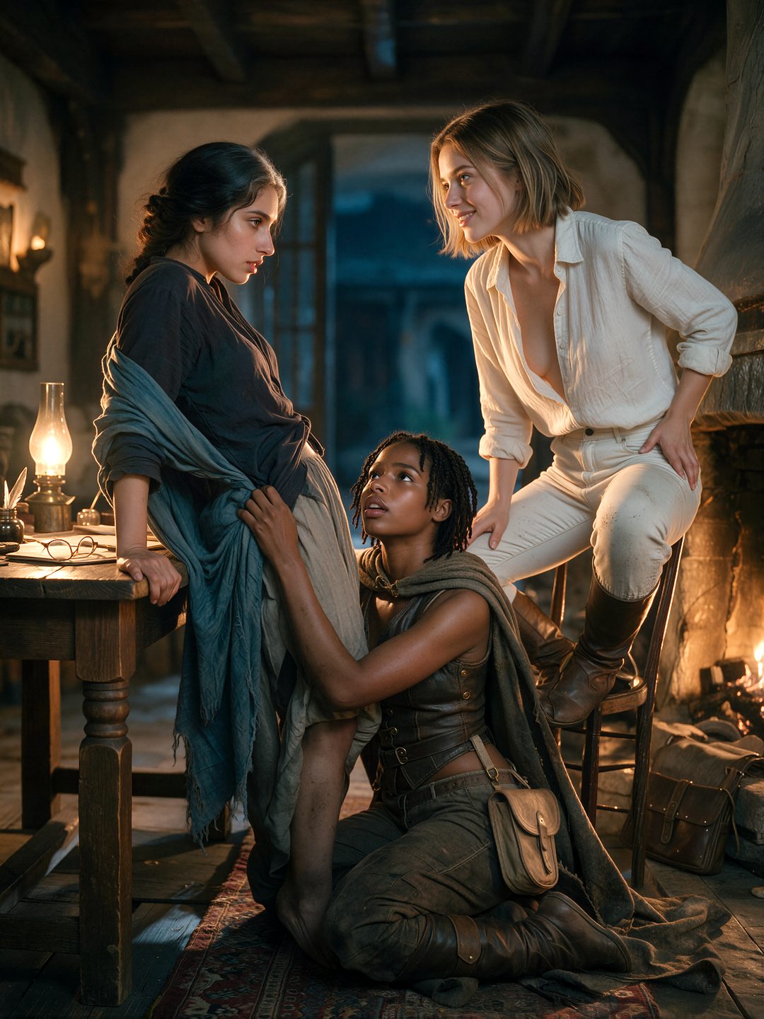 The Crossroads House — Nazira, Ottoline & Zeyna, the Third Night scene cover