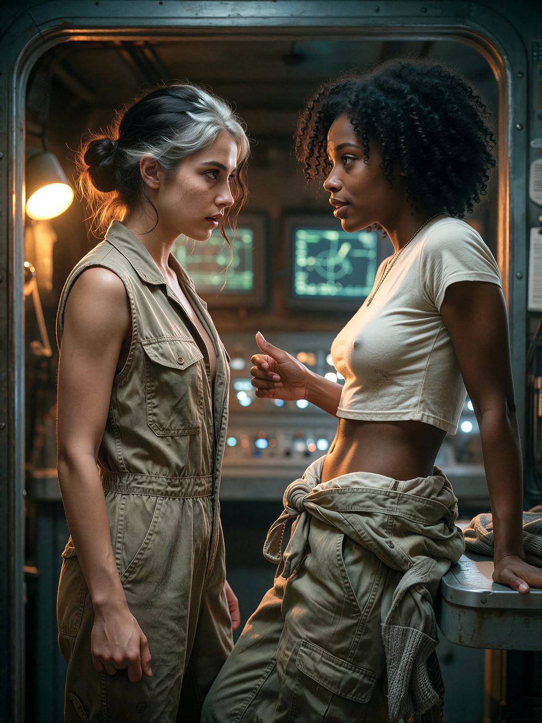 Relay Nine — Ceren & Ndidi, Eight Months to the Next Ship scene cover