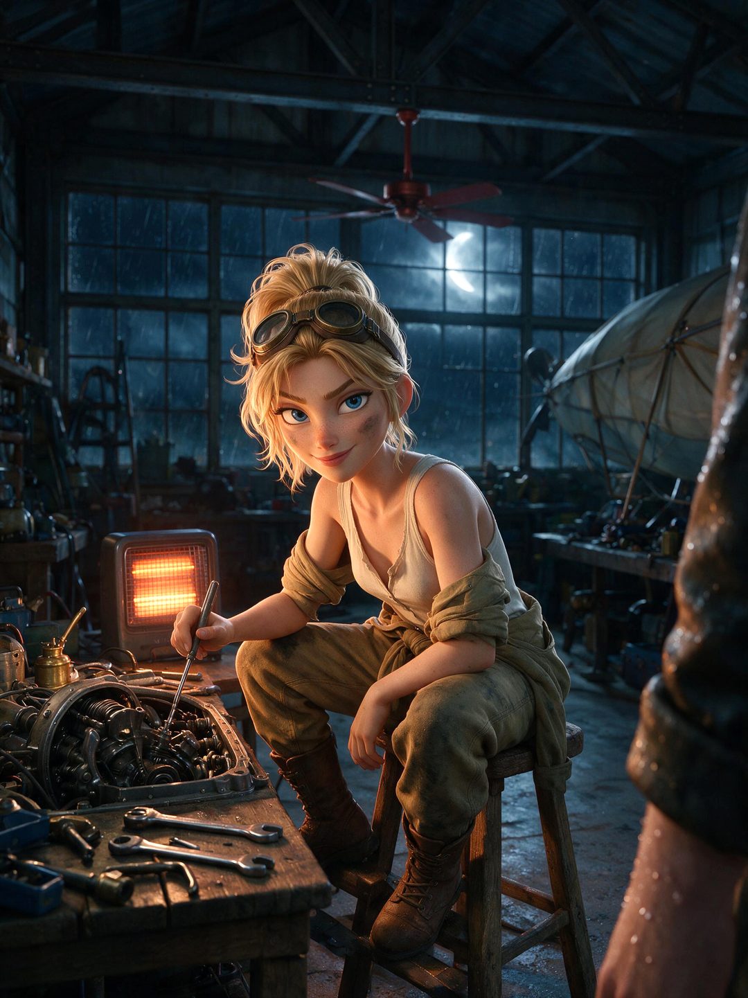 Workshop, After Hours — Wren, the Girl Who Builds the Sky scene cover