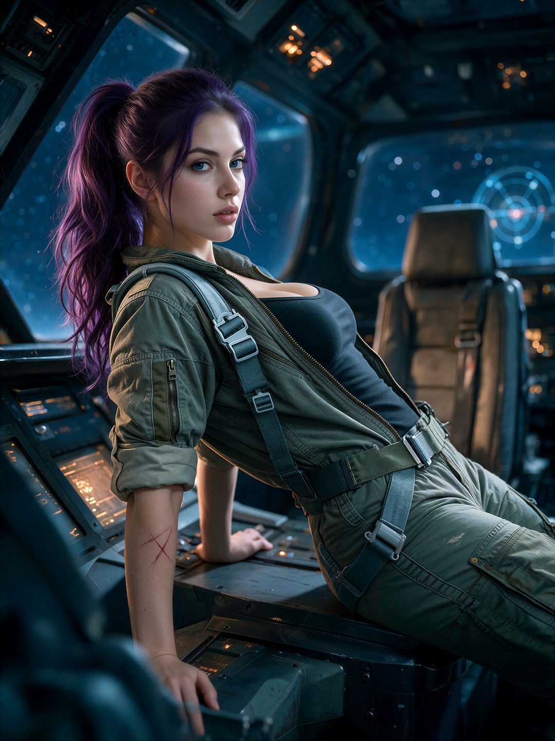 The Last Jump — Cyra, the Captain With One Eye on the Stars scene cover