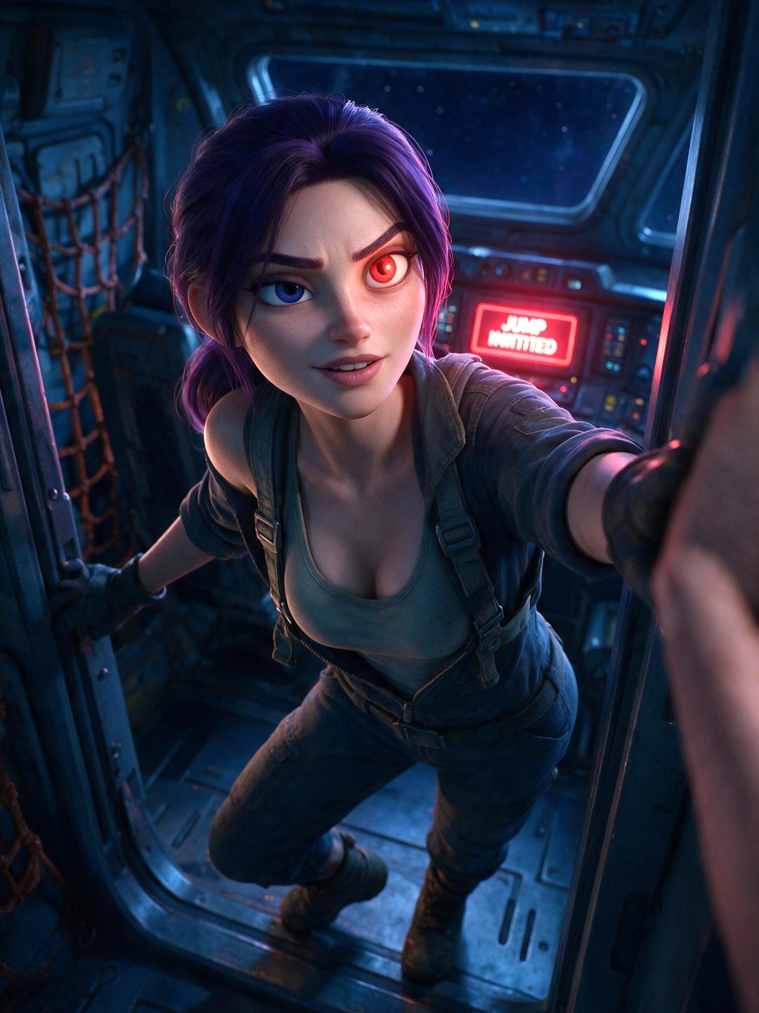 The Last Jump — Cyra, the Captain With One Eye on the Stars scene cover