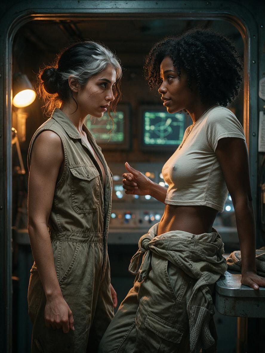 Relay Nine — Ceren & Ndidi, Eight Months to the Next Ship scene cover