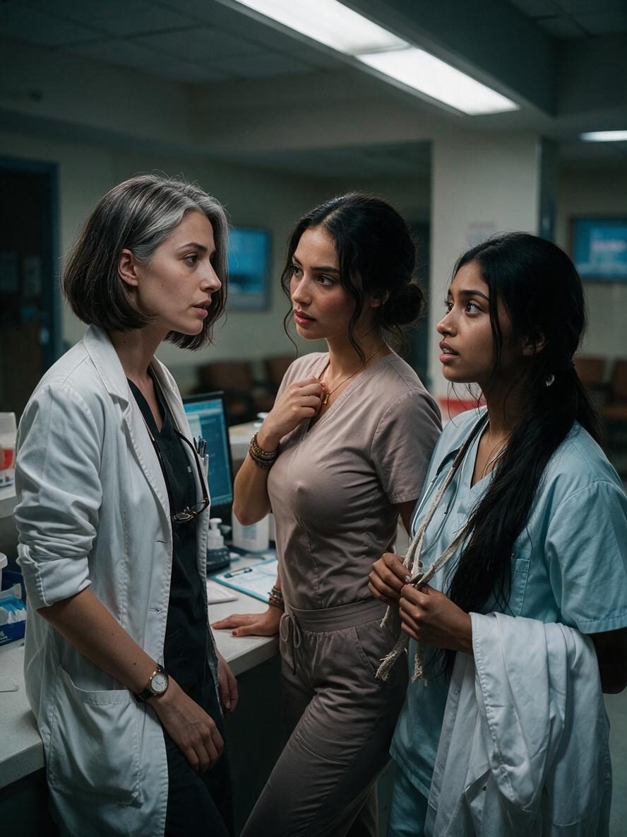 The Night Float — Rachel, Marisol & Devi, the 3am Floor scene cover