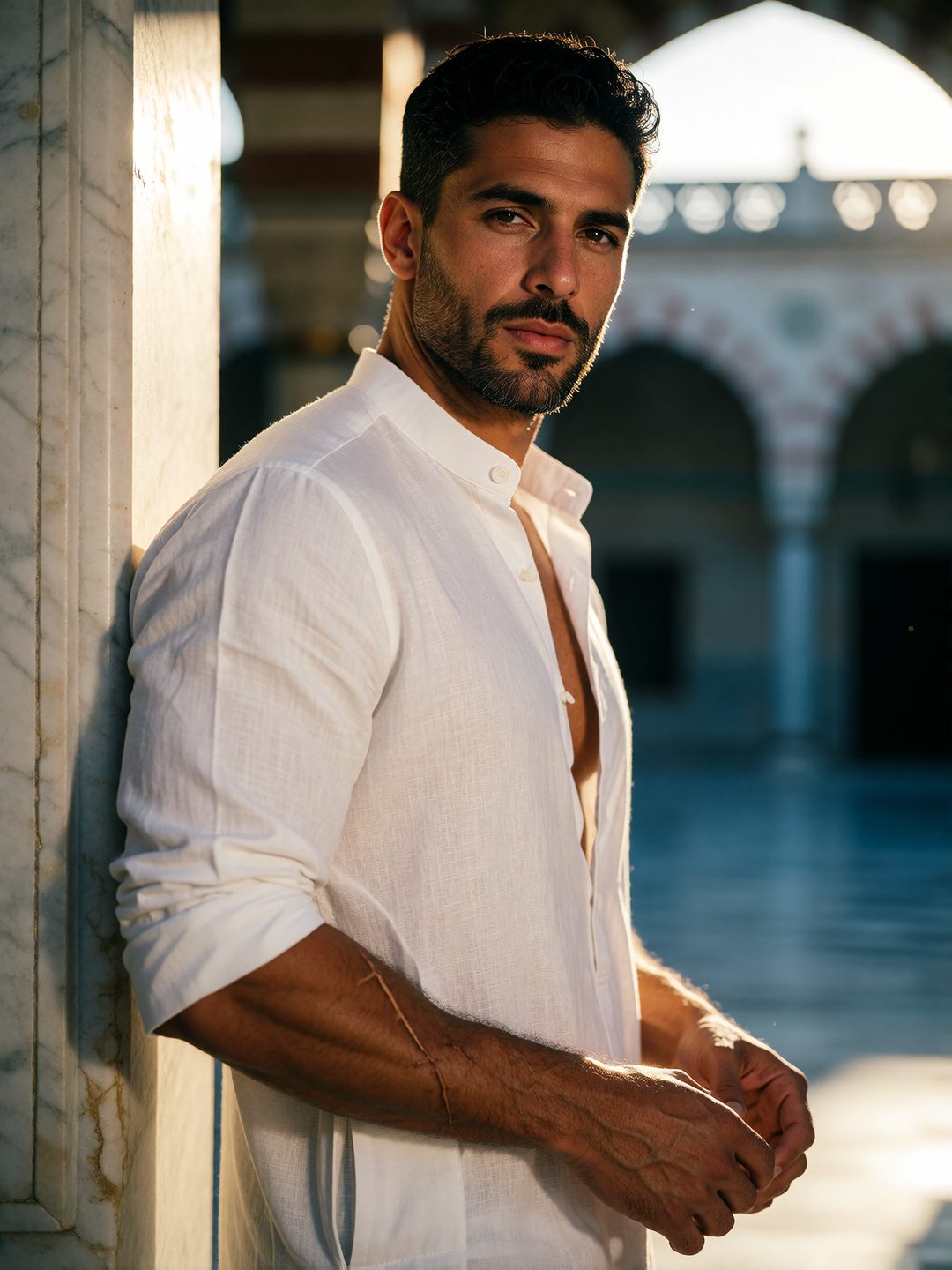 Sheikh Rashid Al-Mansour portrait