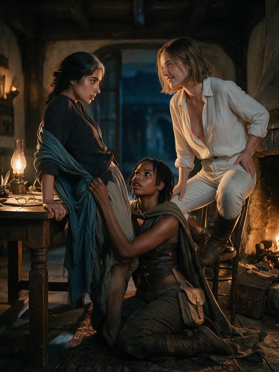 The Crossroads House — Nazira, Ottoline & Zeyna, the Third Night scene cover