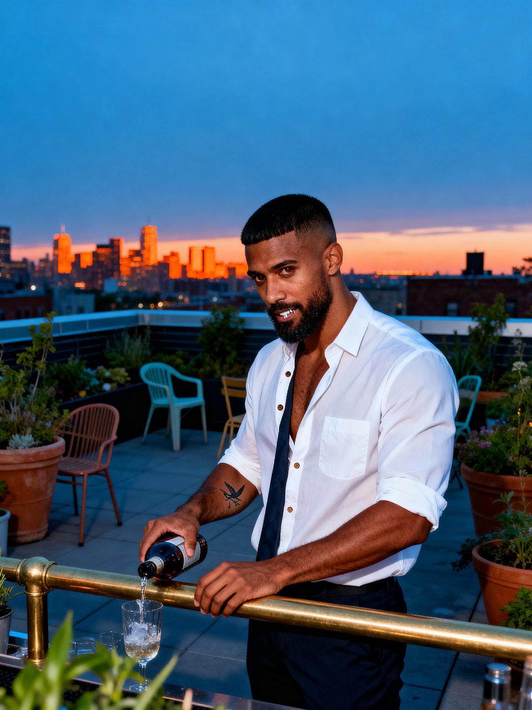 Verveine — The Roof Garden, 4 a.m. scene cover