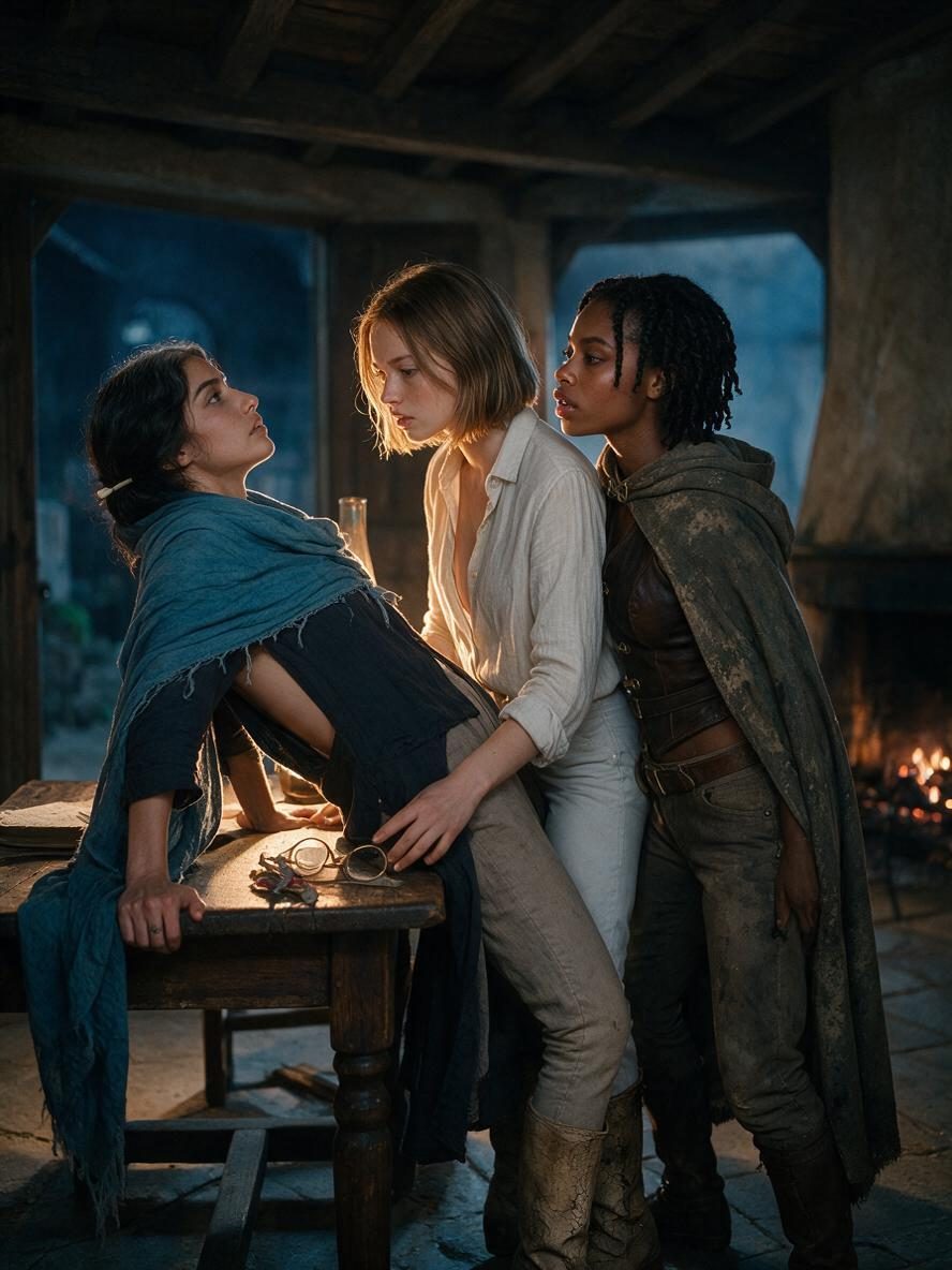 The Crossroads House — Nazira, Ottoline & Zeyna, the Third Night scene cover