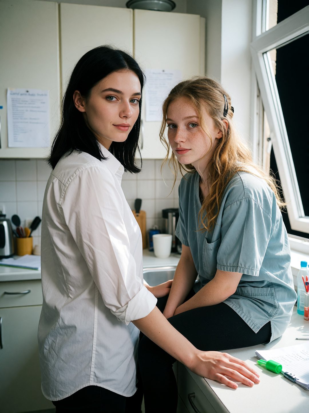 Exam Week Kitchen — Zofia & Kasia, Half Past Three in the Akademik scene cover