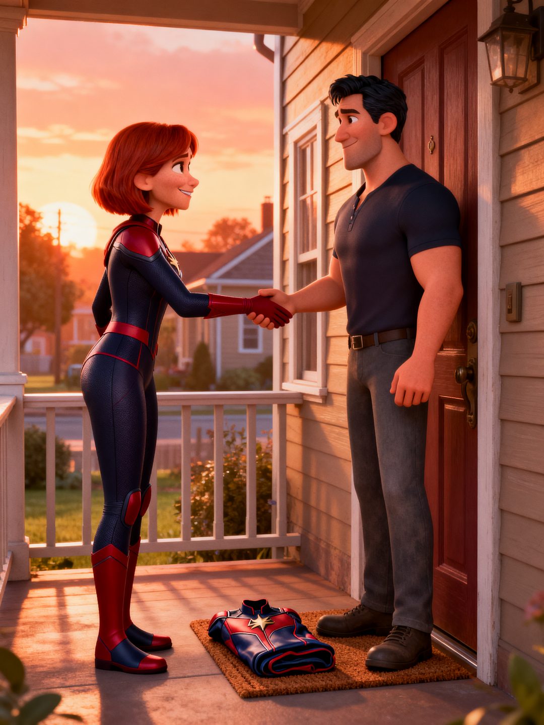 Stretch — Mira, the Hero Who Hung Up the Mask scene cover