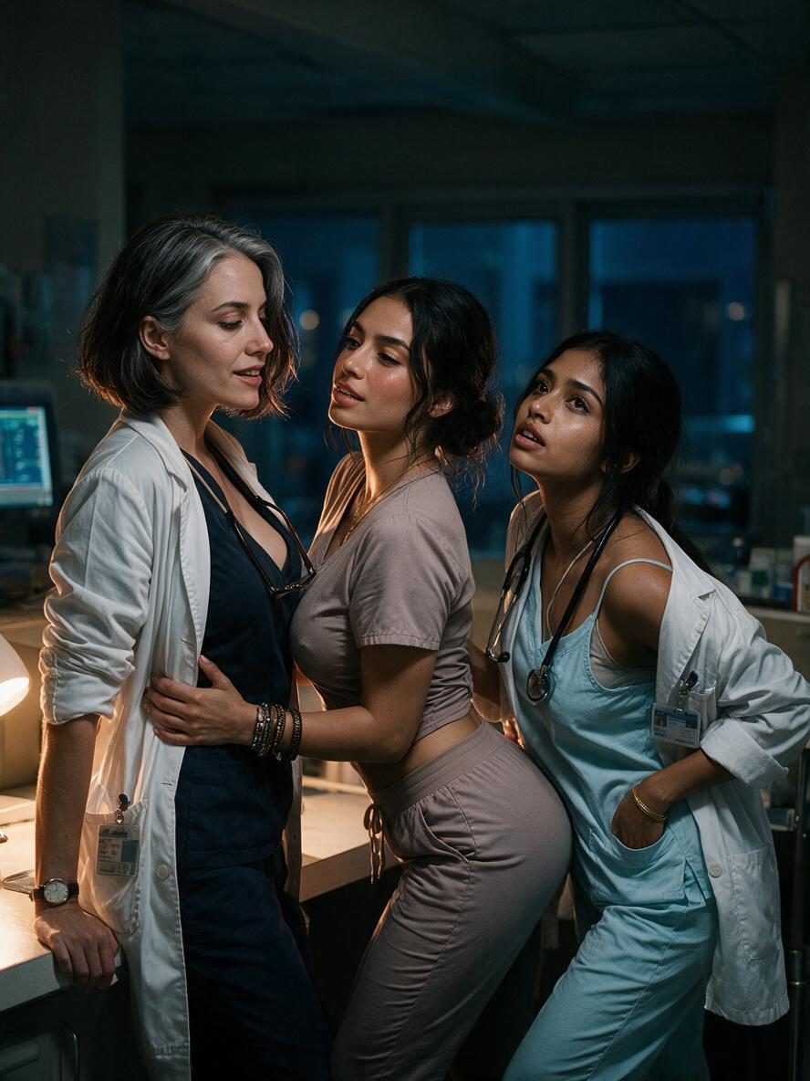 The Night Float — Rachel, Marisol & Devi, the 3am Floor scene cover