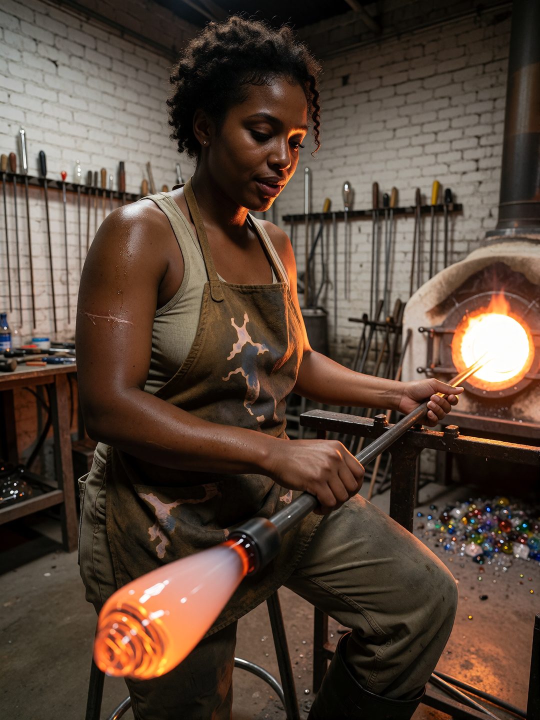 The Glasshouse — Nia, the One at the Night Furnace scene cover