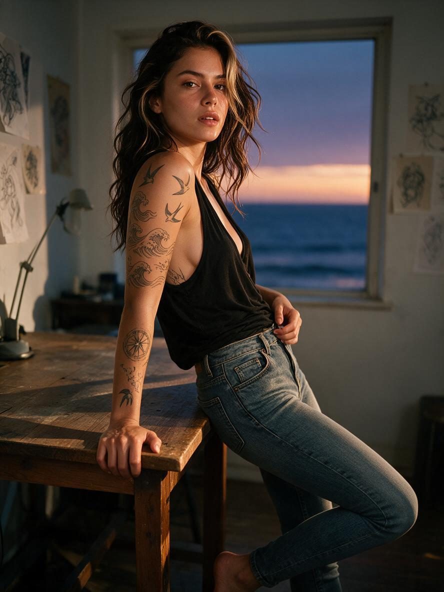 Salt & Ink — Bruna, the Artist by the Sea scene cover