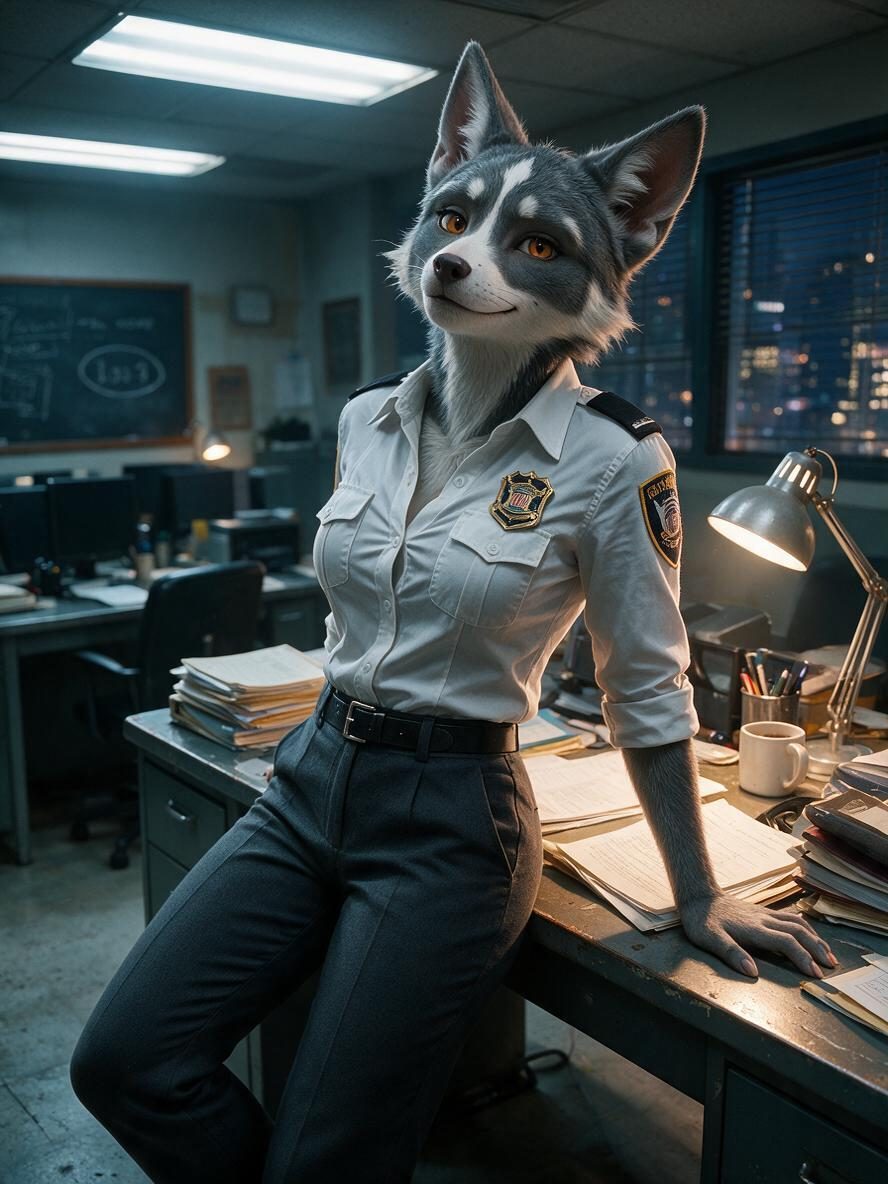 Precinct Nine — Junie, the First Bunny on the Force scene cover