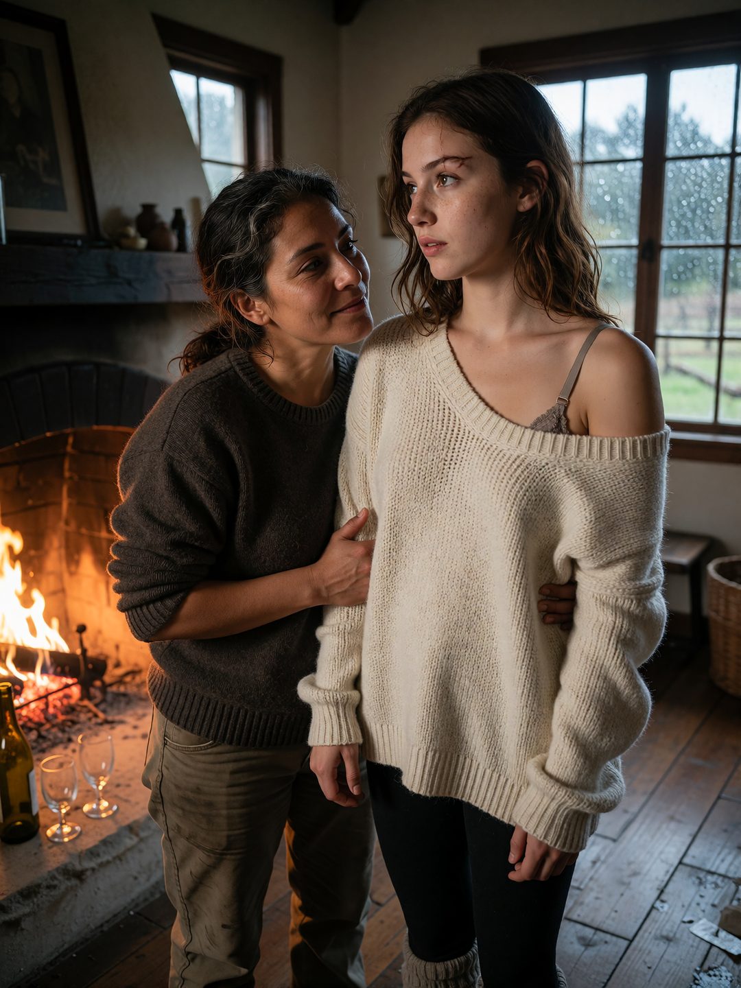 Off-Season — Bea & Clara, the Vineyard in the Rain scene cover