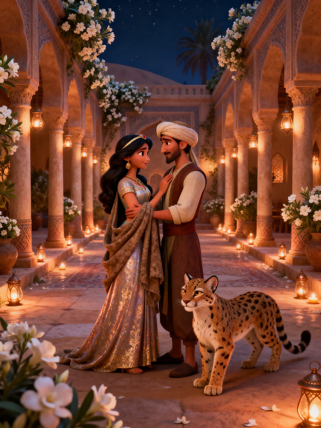 Lamplight Court — Soraya, the Princess Over the Wall scene cover