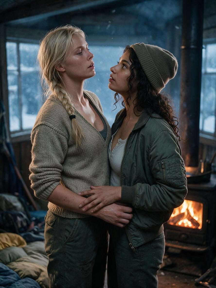 Whiteout — Sigrid & Priya, Storm-Locked at the Station scene cover