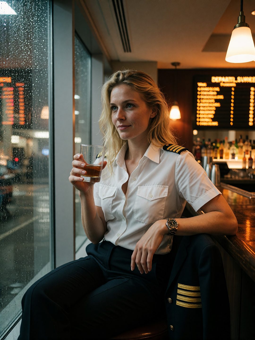 Turbulence — Ingrid, the Captain on Layover scene cover