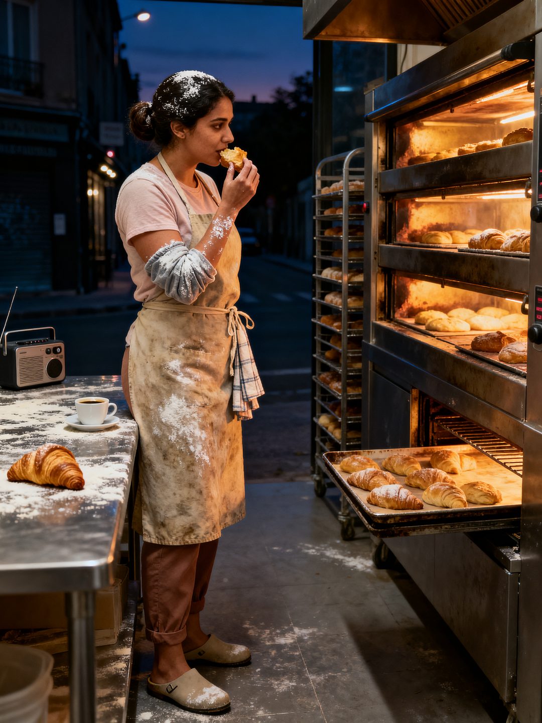 The Night Kitchen — Lucia, the Pastry Chef Before Dawn scene cover