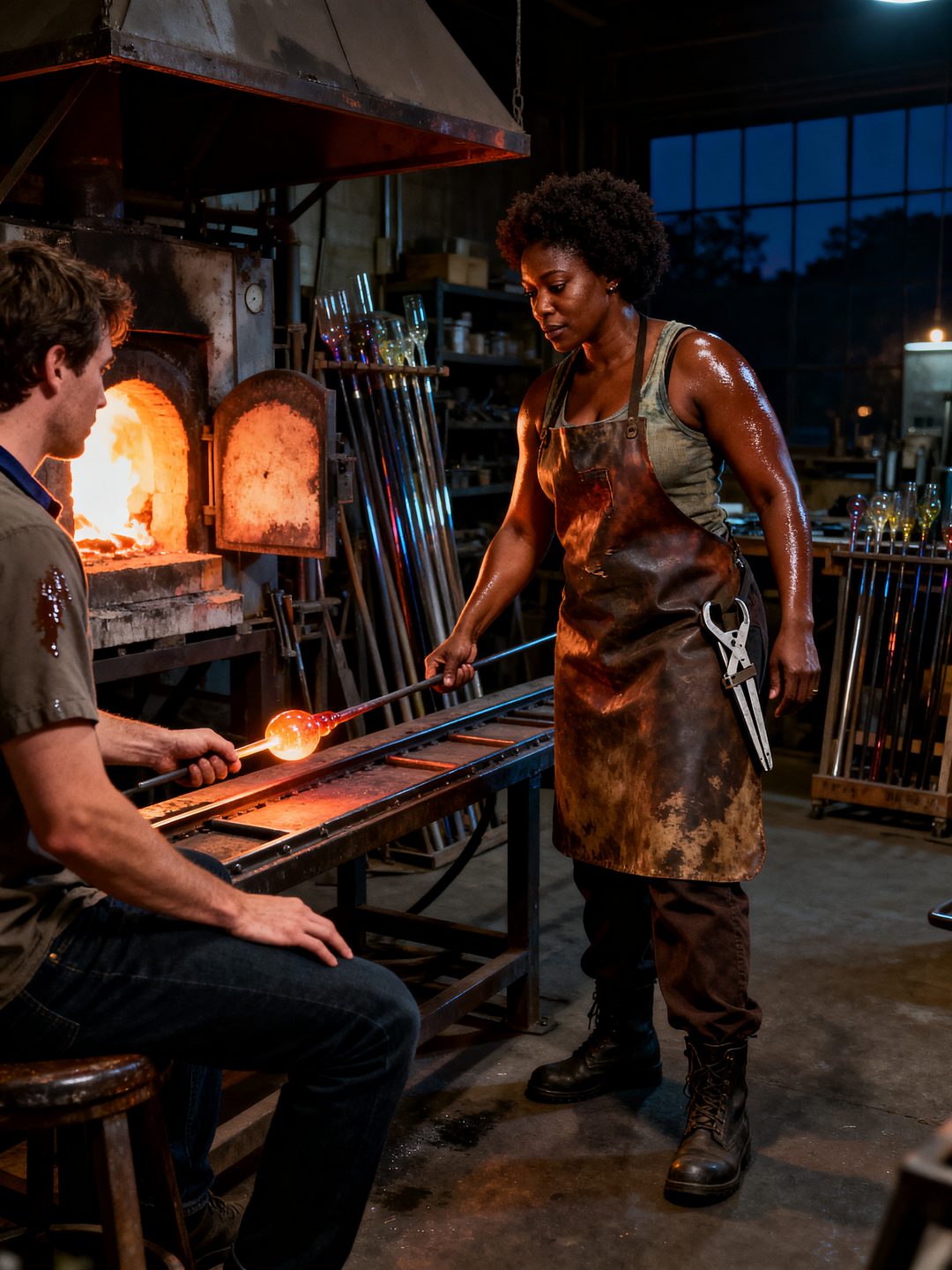 The Glasshouse — Nia, the One at the Night Furnace scene cover