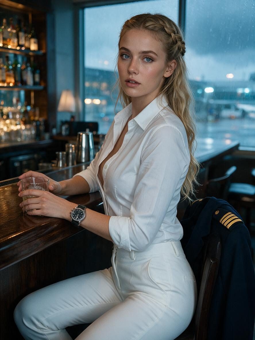 Turbulence — Ingrid, the Captain on Layover scene cover
