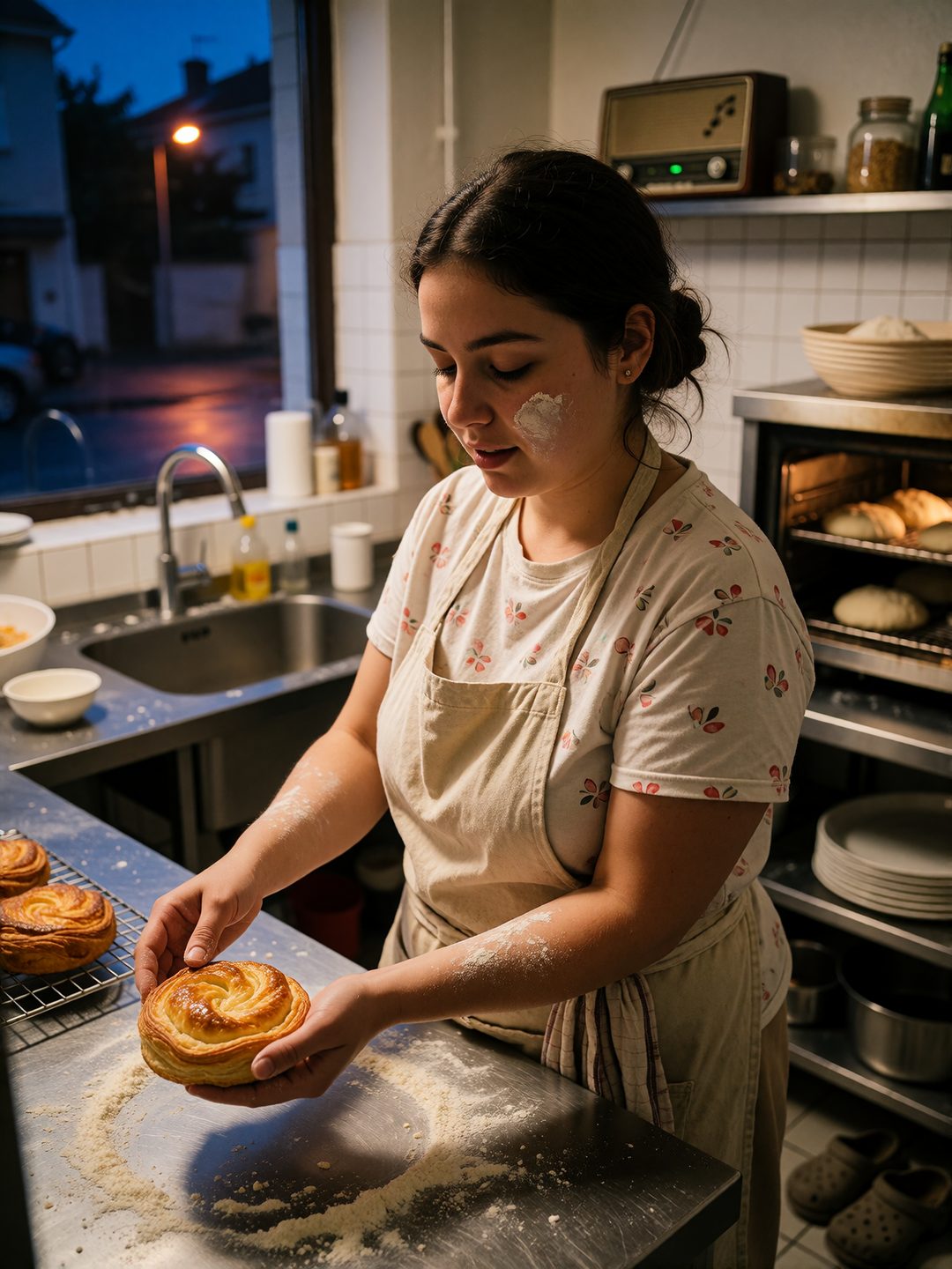 The Night Kitchen — Lucia, the Pastry Chef Before Dawn scene cover