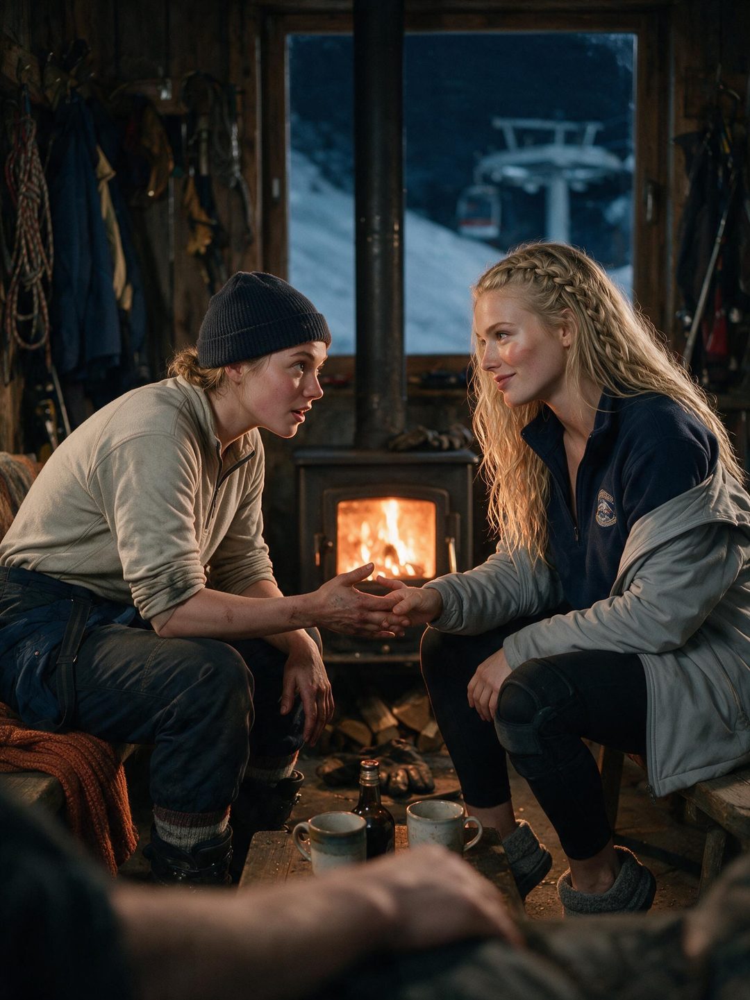 Season Pass — Marta & Elin, the Last Night on the Mountain scene cover