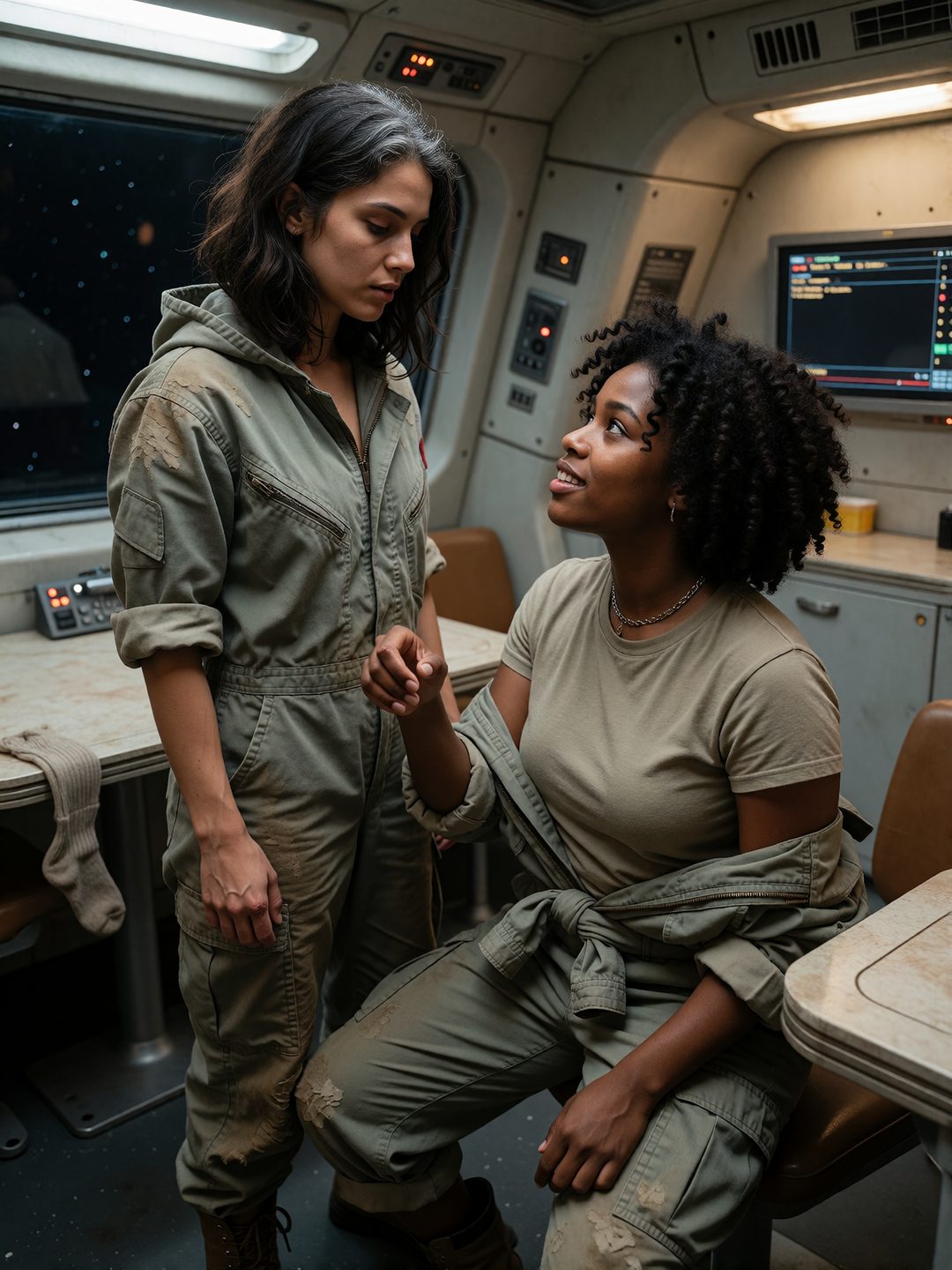 Relay Nine — Ceren & Ndidi, Eight Months to the Next Ship scene cover