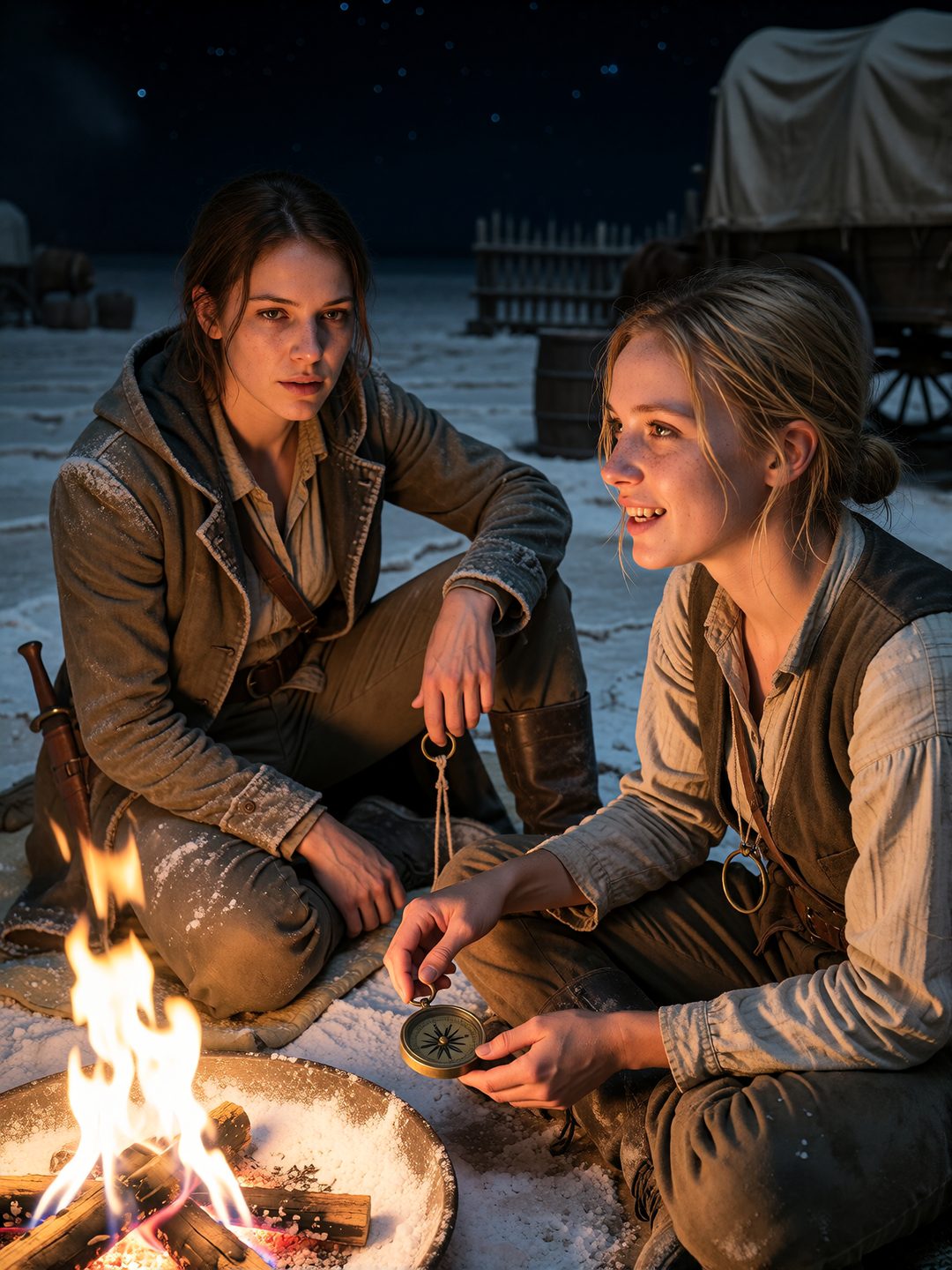 The Salt Road — Tarsi & Odalie, the Night Camp on the Ottick Pan scene cover
