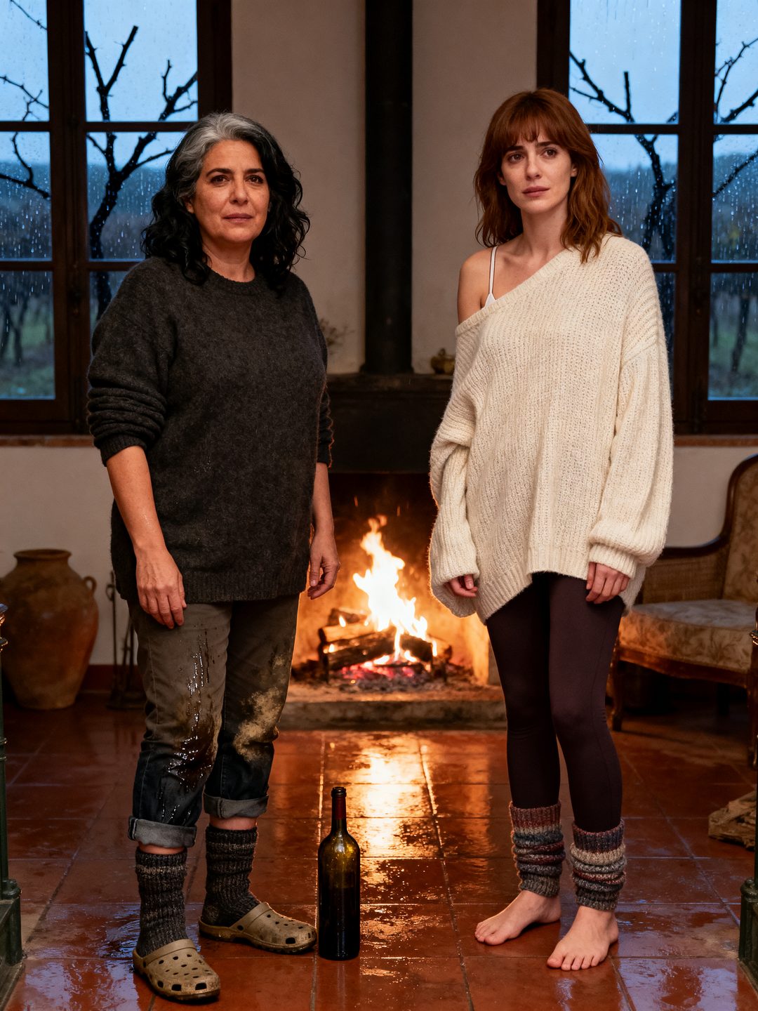 Off-Season — Bea & Clara, the Vineyard in the Rain scene cover