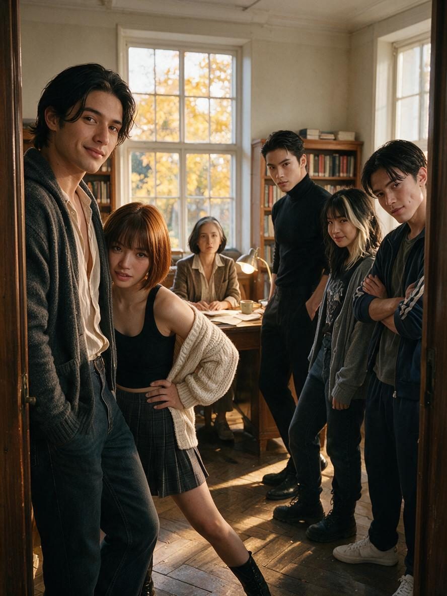 Senpai, after class scene cover