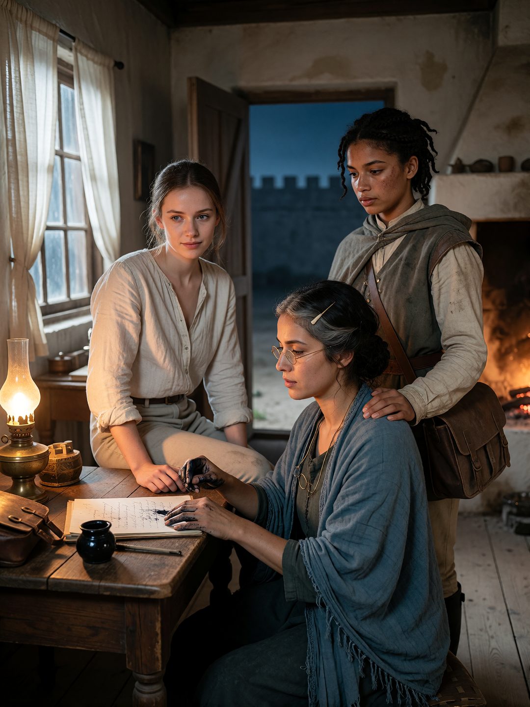 The Crossroads House — Nazira, Ottoline & Zeyna, the Third Night scene cover