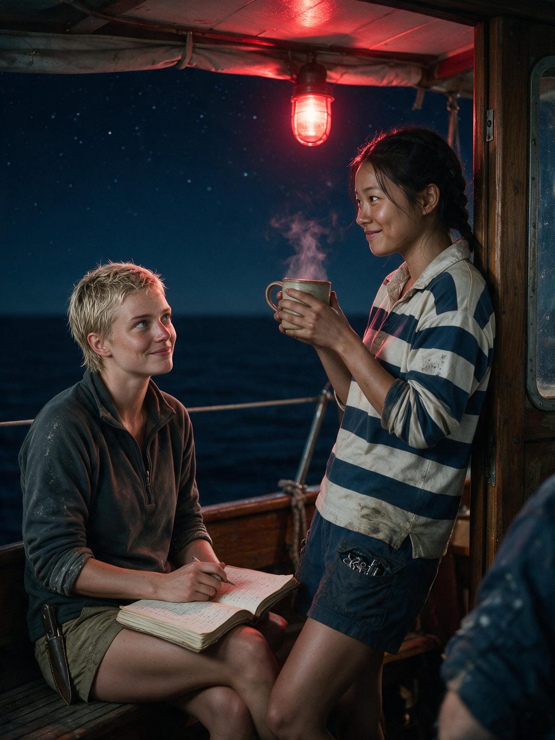 Windward Berth — Sanne & Yuna, the Last Night of the Crew scene cover