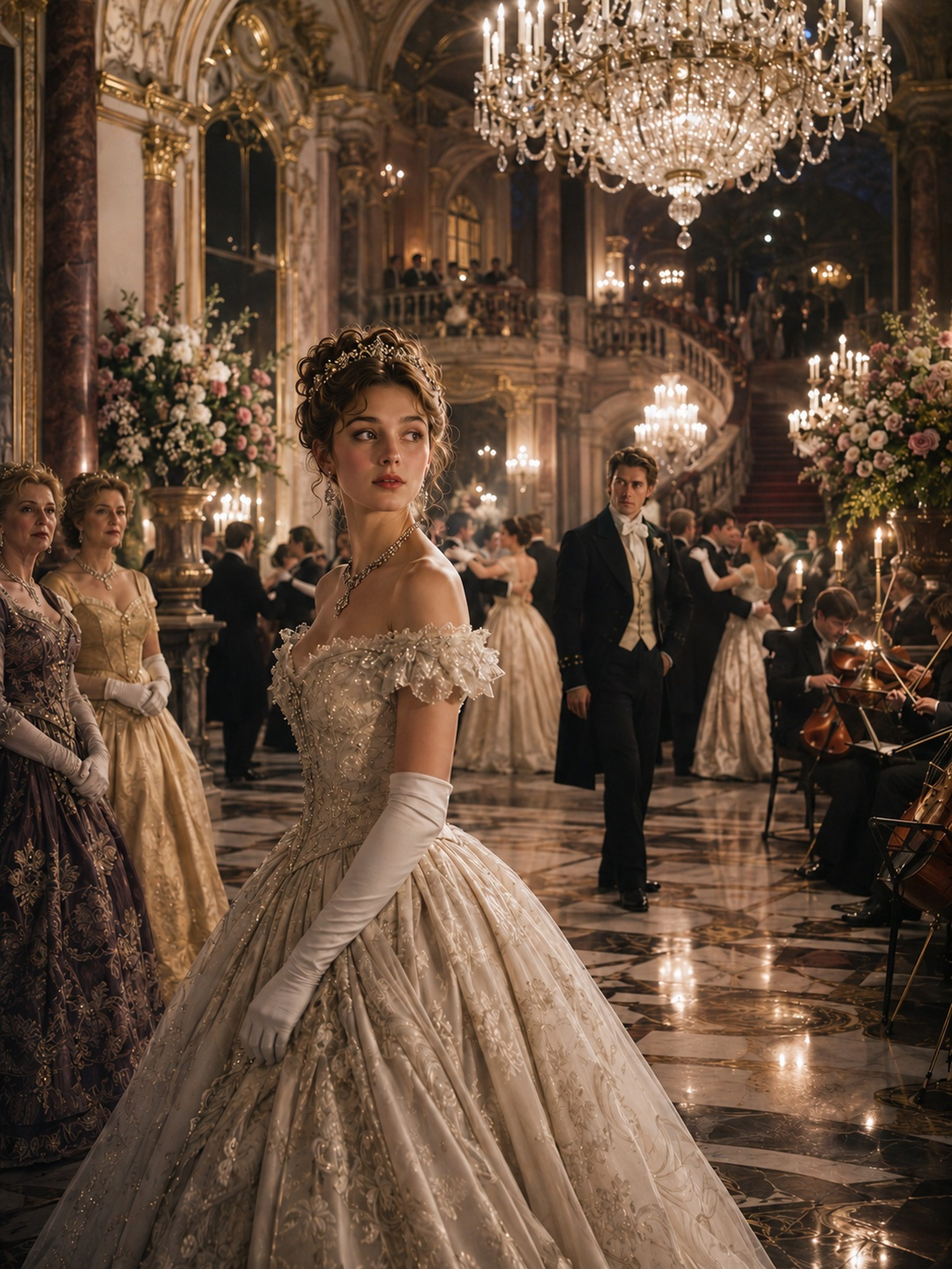 The debutante's first season scene cover